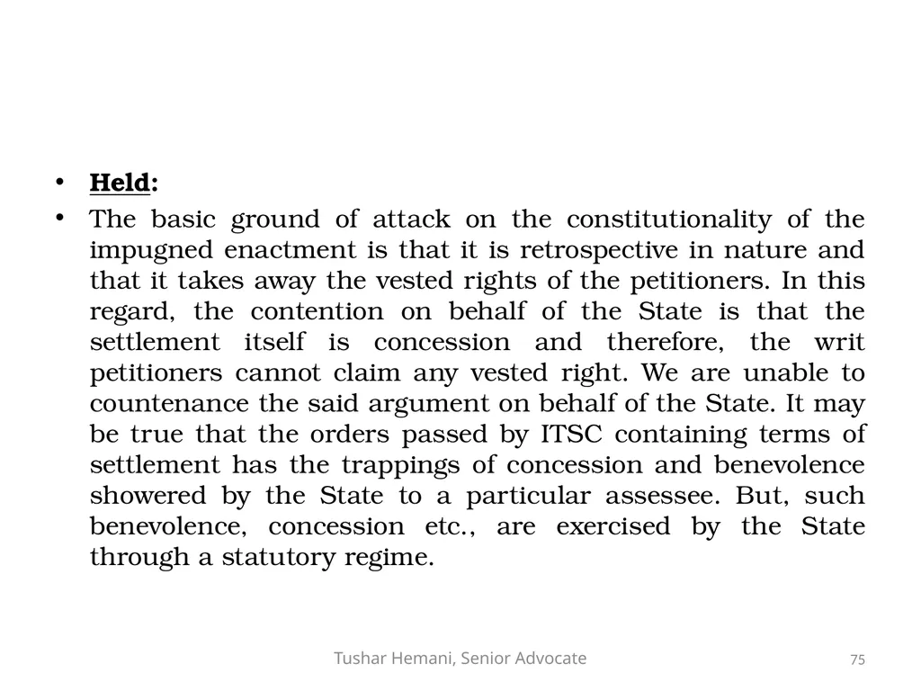 Controversial issues under the Income Tax & Fake - slide 75 of 129