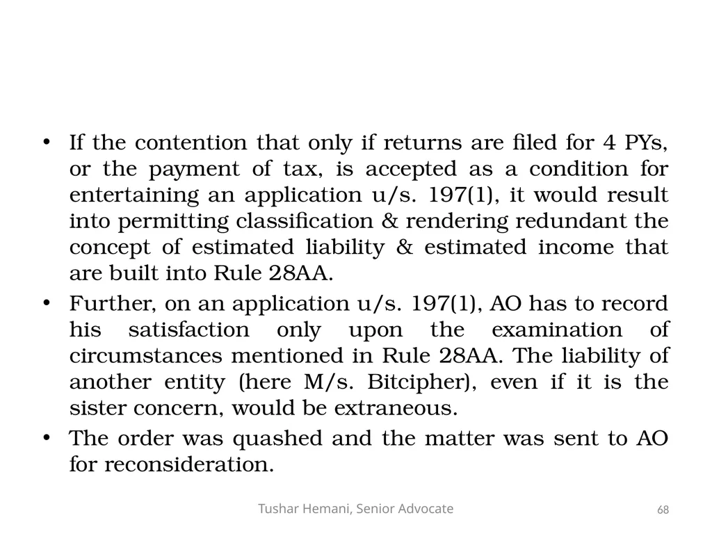 Controversial issues under the Income Tax & Fake - slide 68 of 129