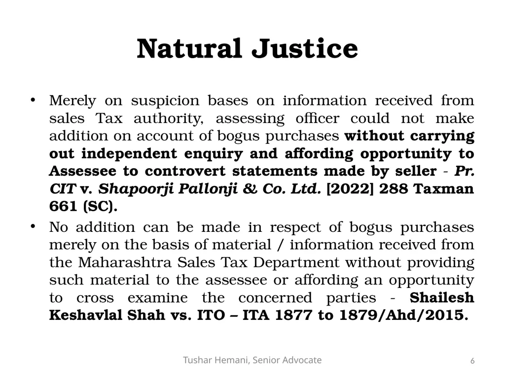 Controversial issues under the Income Tax & Fake - slide 6 of 129