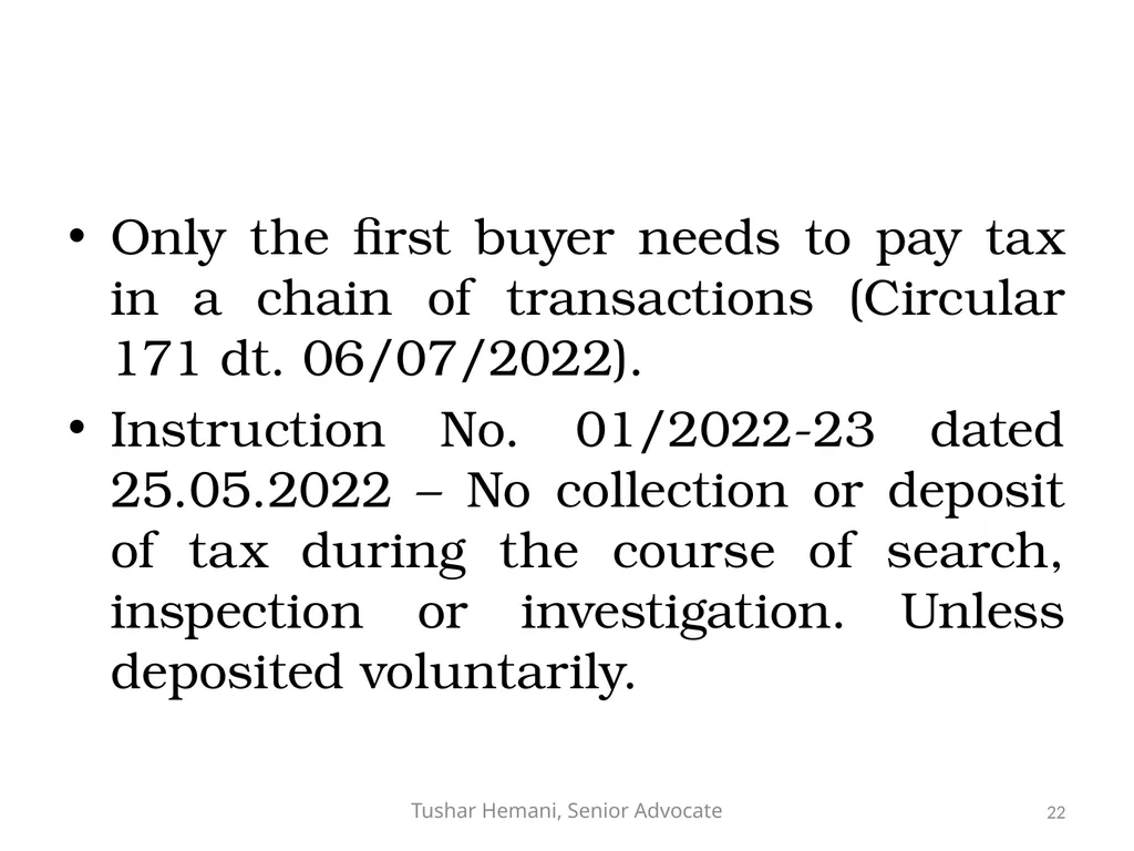 Controversial issues under the Income Tax & Fake - slide 22 of 129