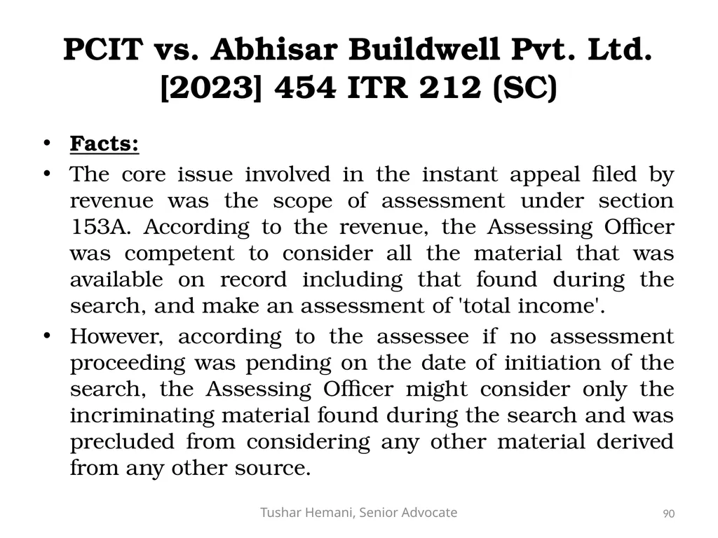 Controversial issues under the Income Tax & Fake - slide 90 of 129