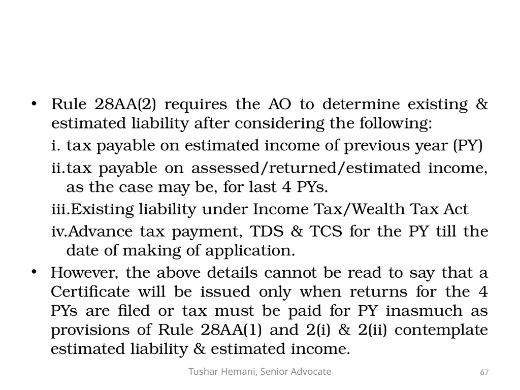 Controversial issues under the Income Tax & Fake - slide 67 of 129