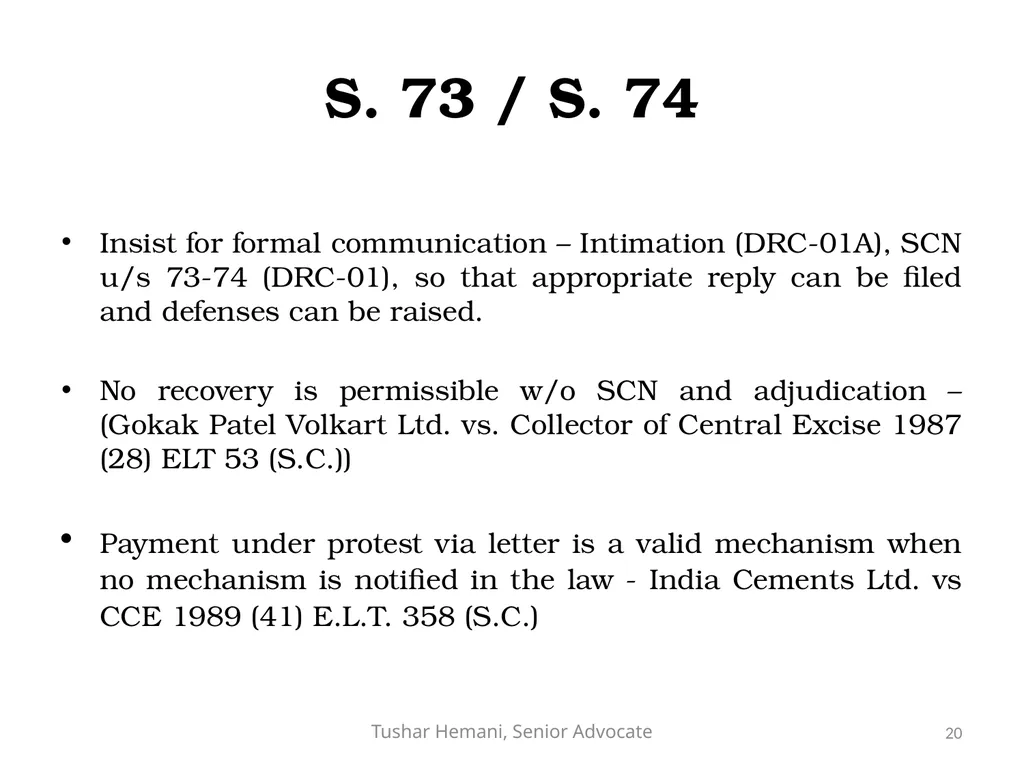 Controversial issues under the Income Tax & Fake - slide 20 of 129