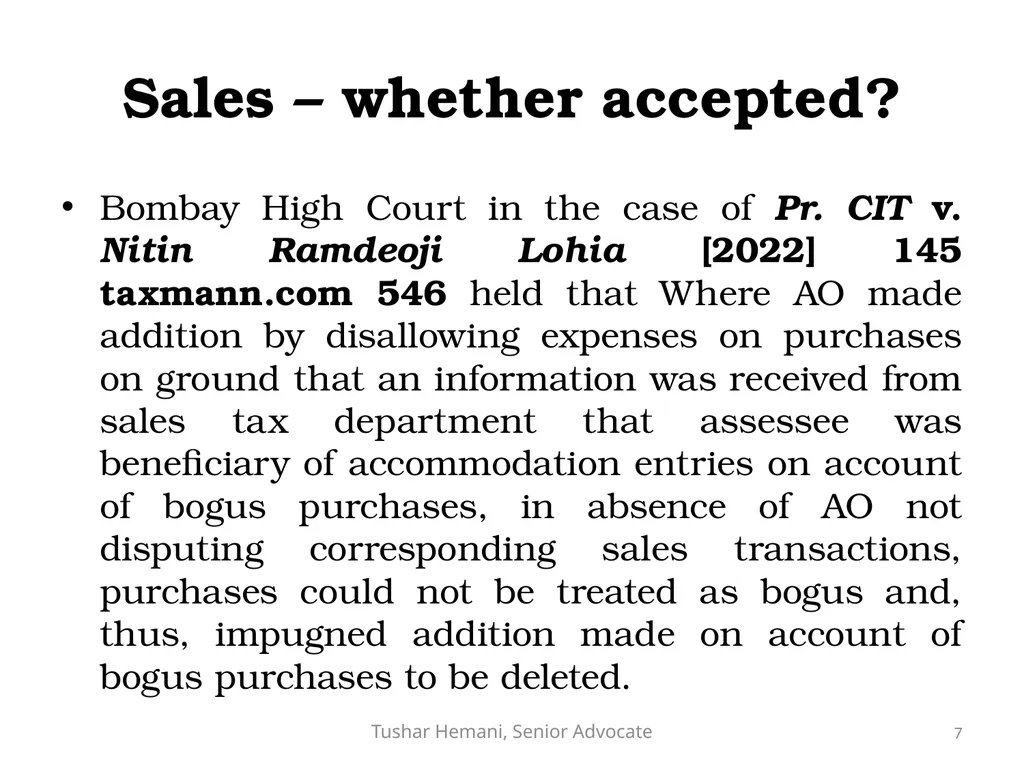 Controversial issues under the Income Tax & Fake - slide 7 of 129