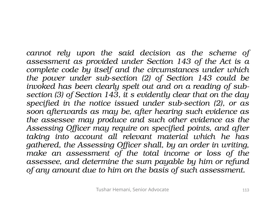 Controversial issues under the Income Tax & Fake - slide 113 of 129