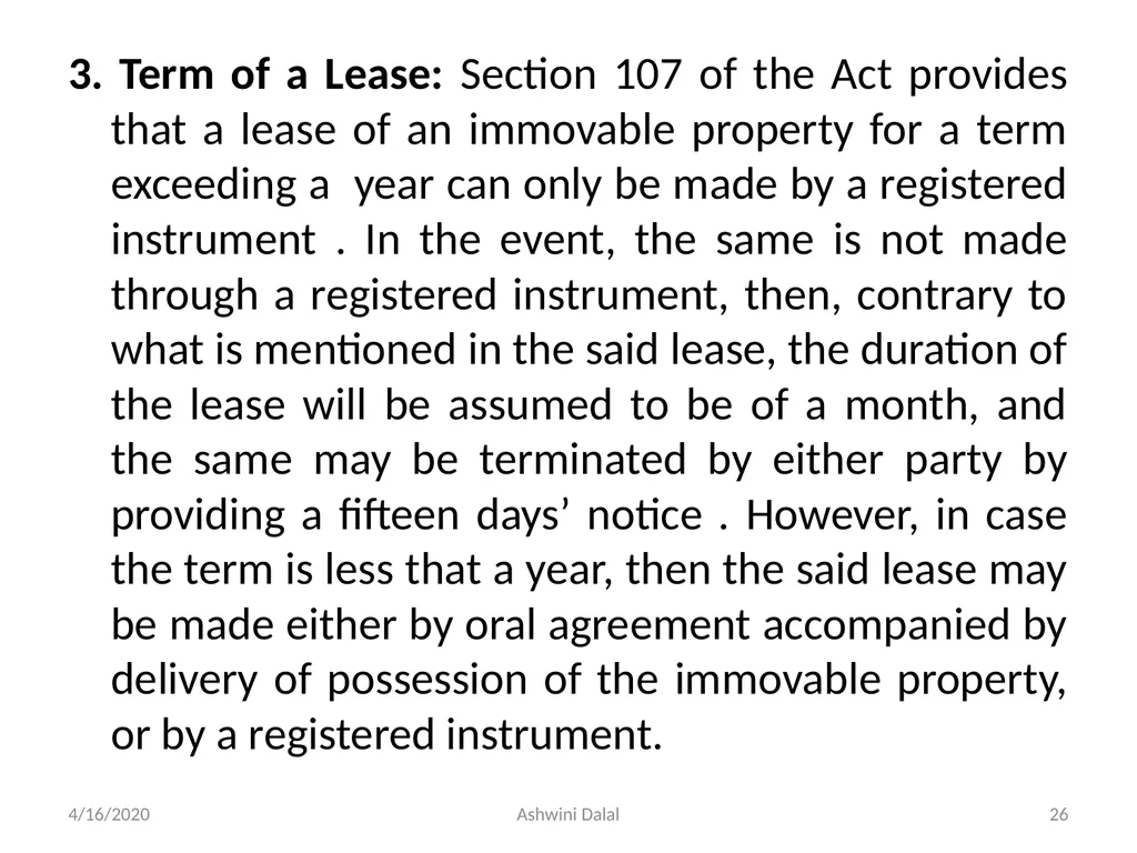UNIT-I: Classification of lands — Ownership of - slide 26 of 58