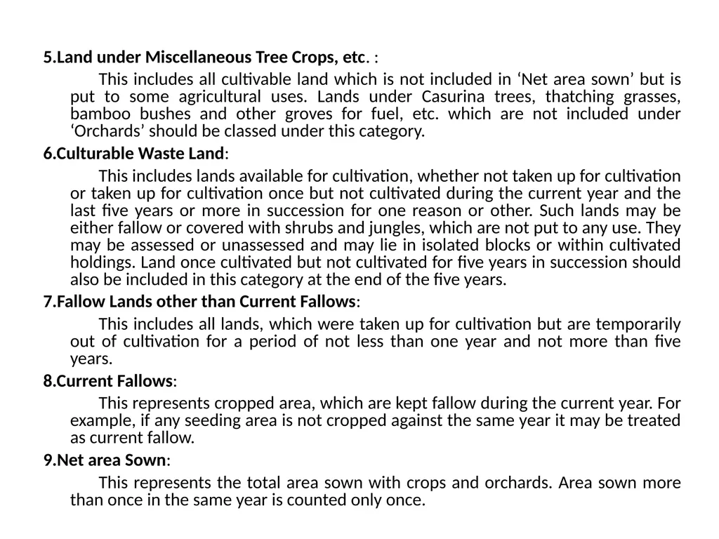 UNIT-I: Classification of lands — Ownership of - slide 13 of 58