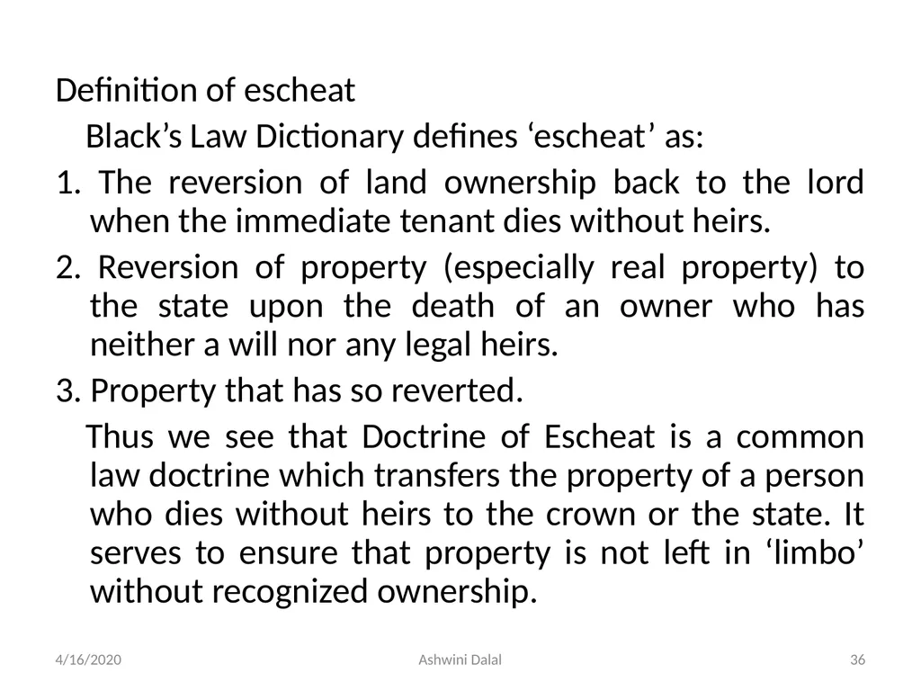 UNIT-I: Classification of lands — Ownership of - slide 36 of 58