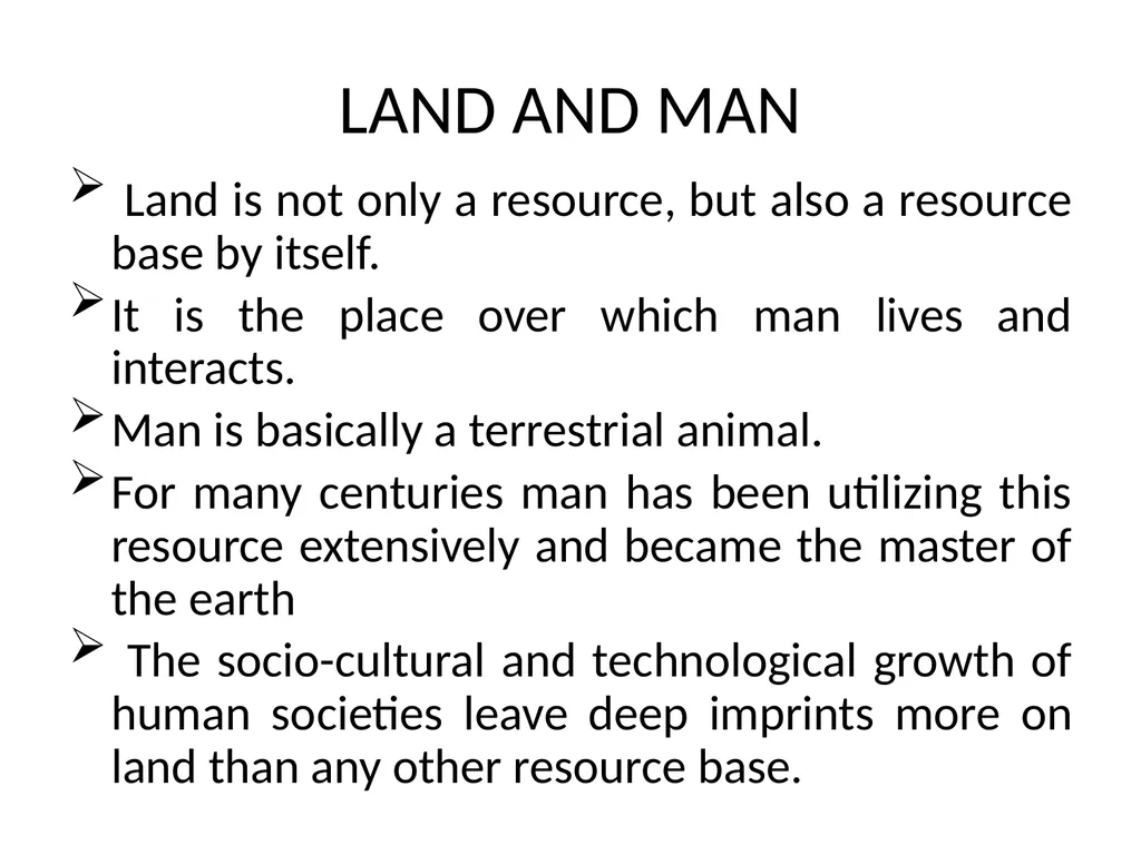 UNIT-I: Classification of lands — Ownership of - slide 3 of 58