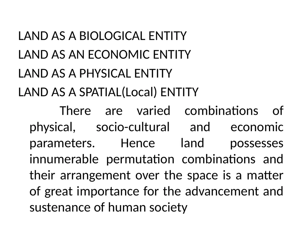 UNIT-I: Classification of lands — Ownership of - slide 4 of 58