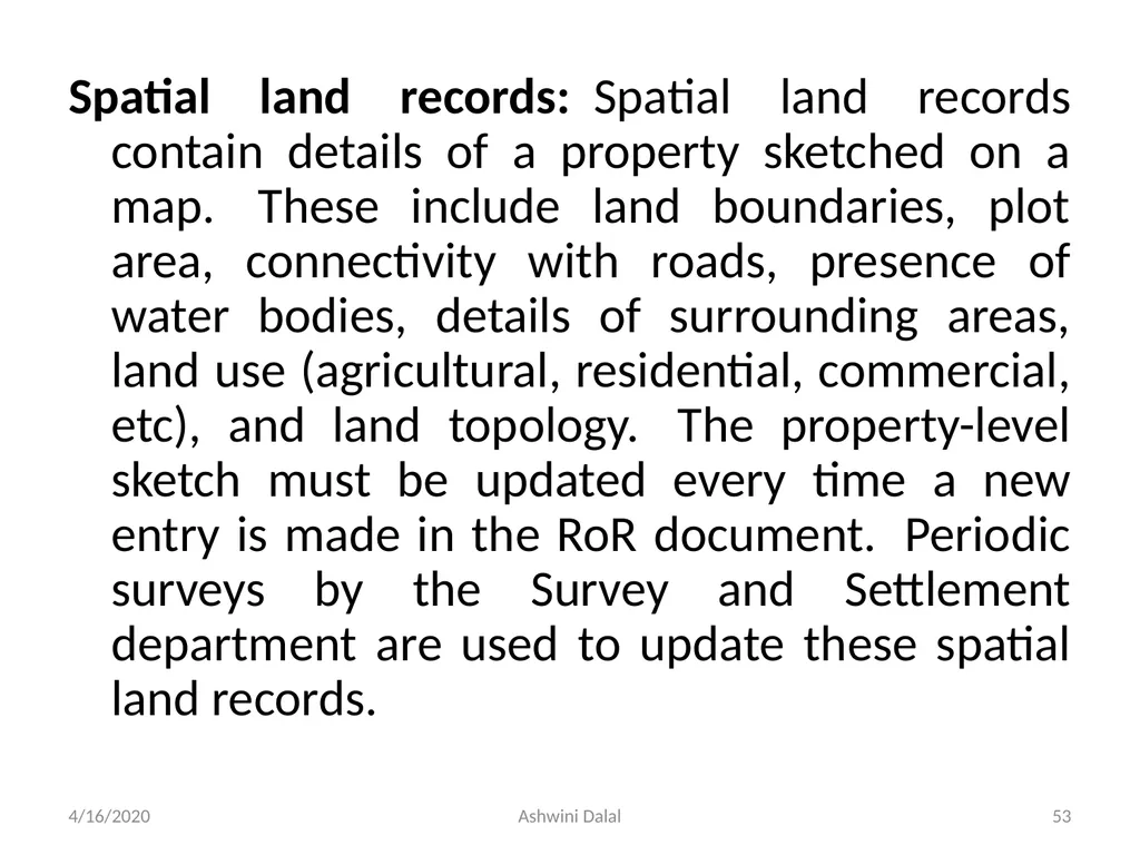 UNIT-I: Classification of lands — Ownership of - slide 53 of 58