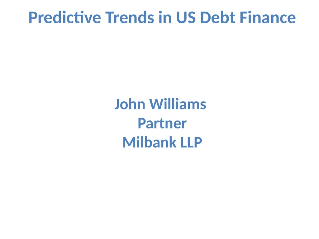 P.R.I.M.E. Finance Panel of Recognized - slide 26 of 29