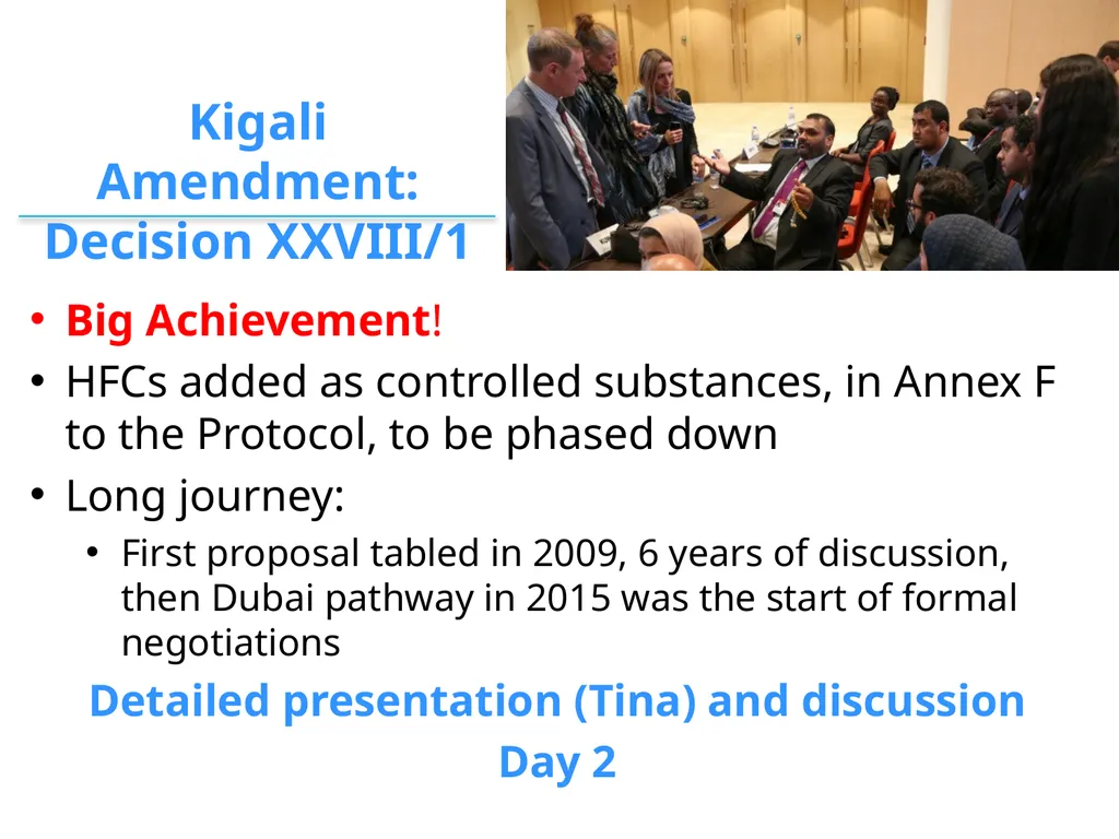 1. Decisions by MOP28 2. Issues for consideration - slide 2 of 20