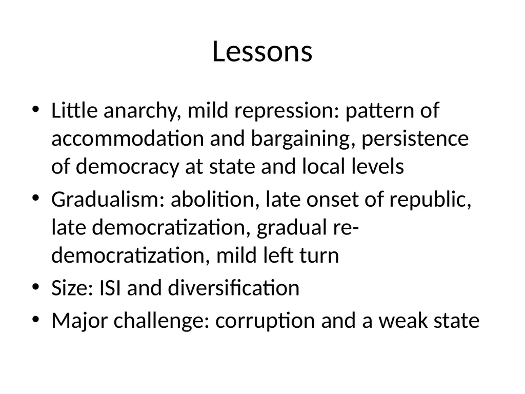 Brazil: Cycles of (Gradual) Political Change Max - slide 25 of 25
