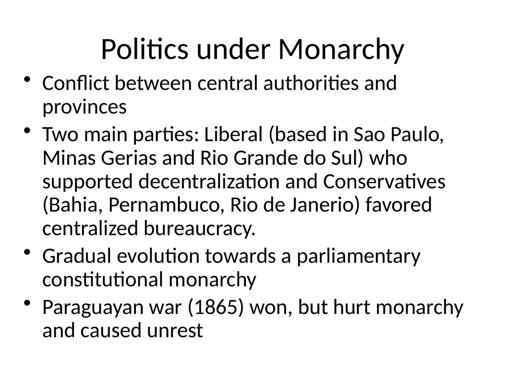 Brazil: Cycles of (Gradual) Political Change Max - slide 7 of 25