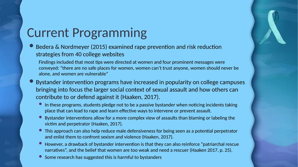 The Myth of “Gray Rape” and Implications for - slide 19 of 27