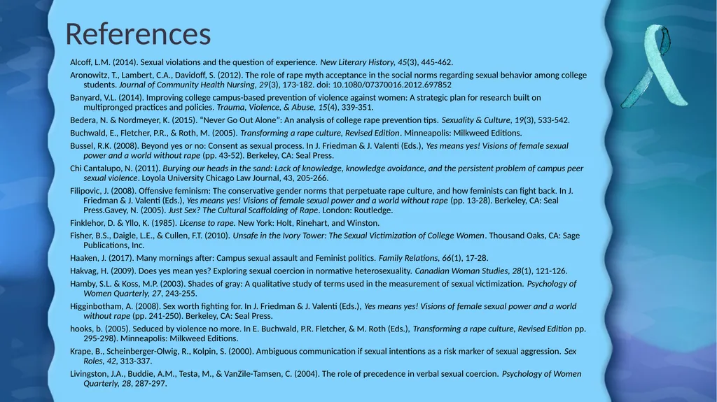 The Myth of “Gray Rape” and Implications for - slide 26 of 27