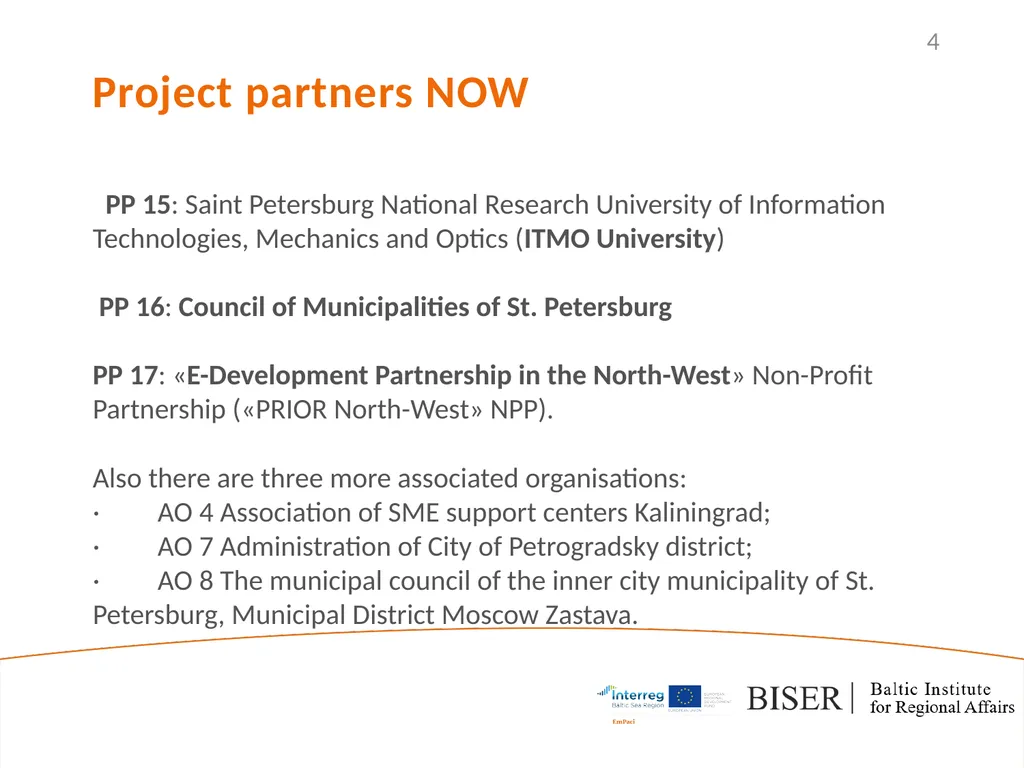 EmPaci Project Empowering participatory Budgeting - slide 4 of 20