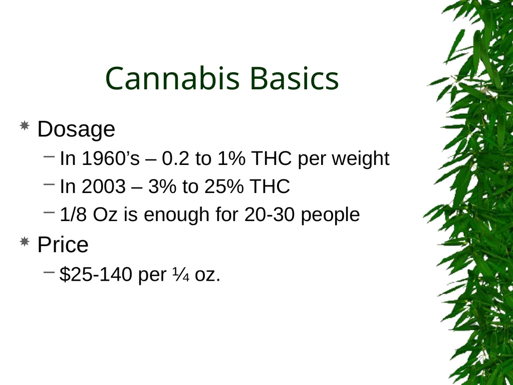 Presented By: David Kan, MD Medical Marijuana: - slide 7 of 48