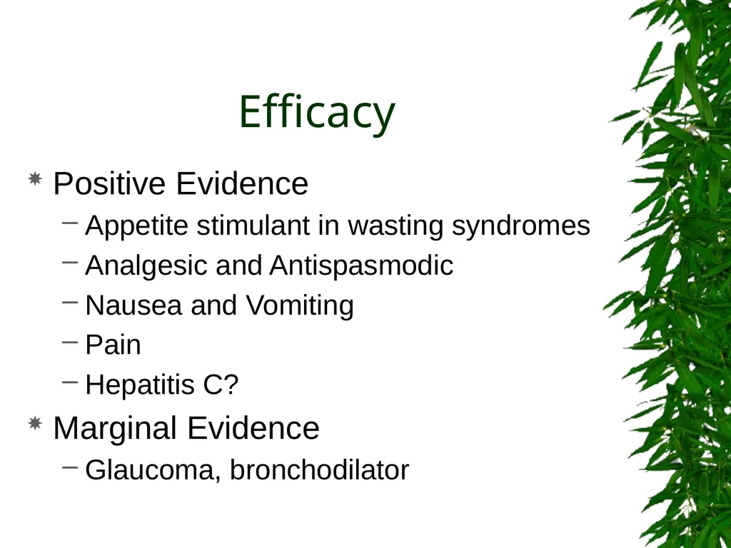 Presented By: David Kan, MD Medical Marijuana: - slide 35 of 48