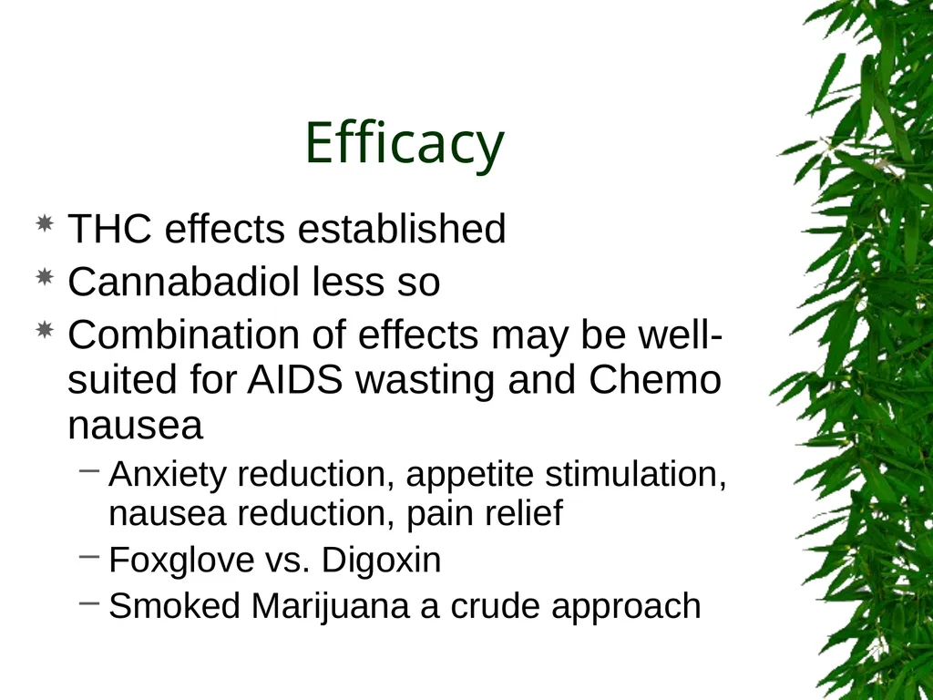 Presented By: David Kan, MD Medical Marijuana: - slide 36 of 48