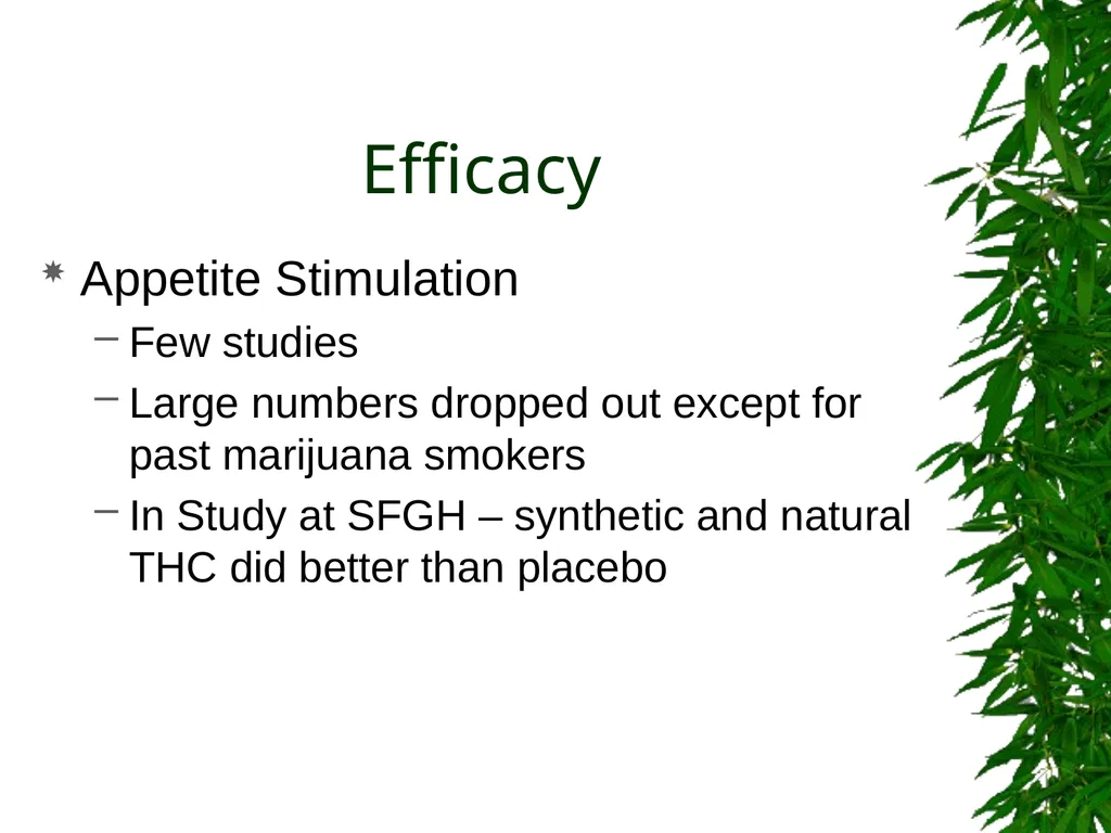Presented By: David Kan, MD Medical Marijuana: - slide 39 of 48