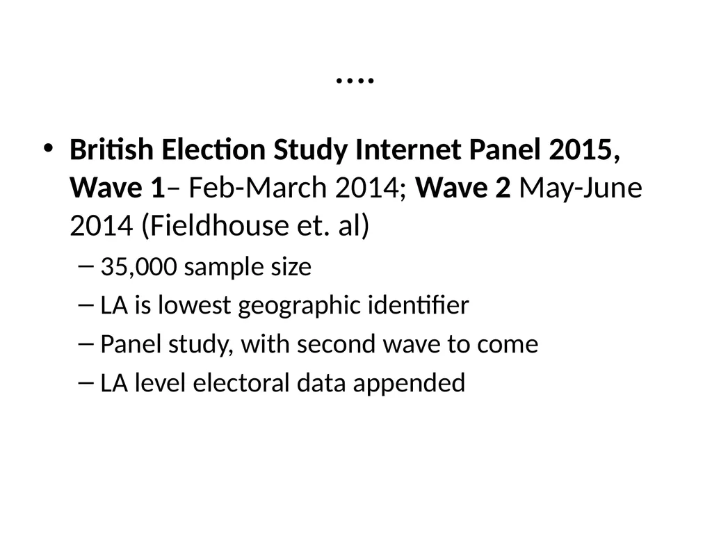 Working Class Tories not Labour Traditionalists: - slide 3 of 15