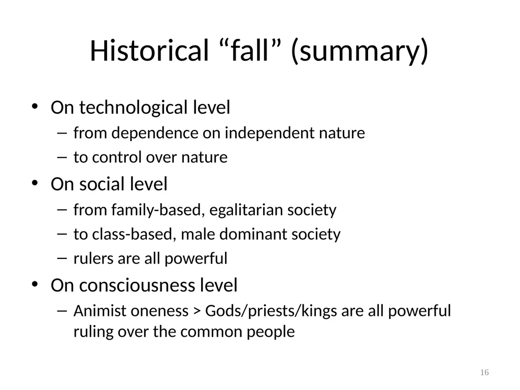 World-Historical Background 1 Two Approaches to - slide 16 of 145