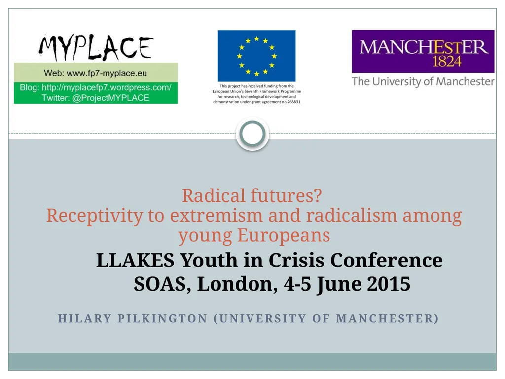 Hilary Pilkington (University of Manchester)