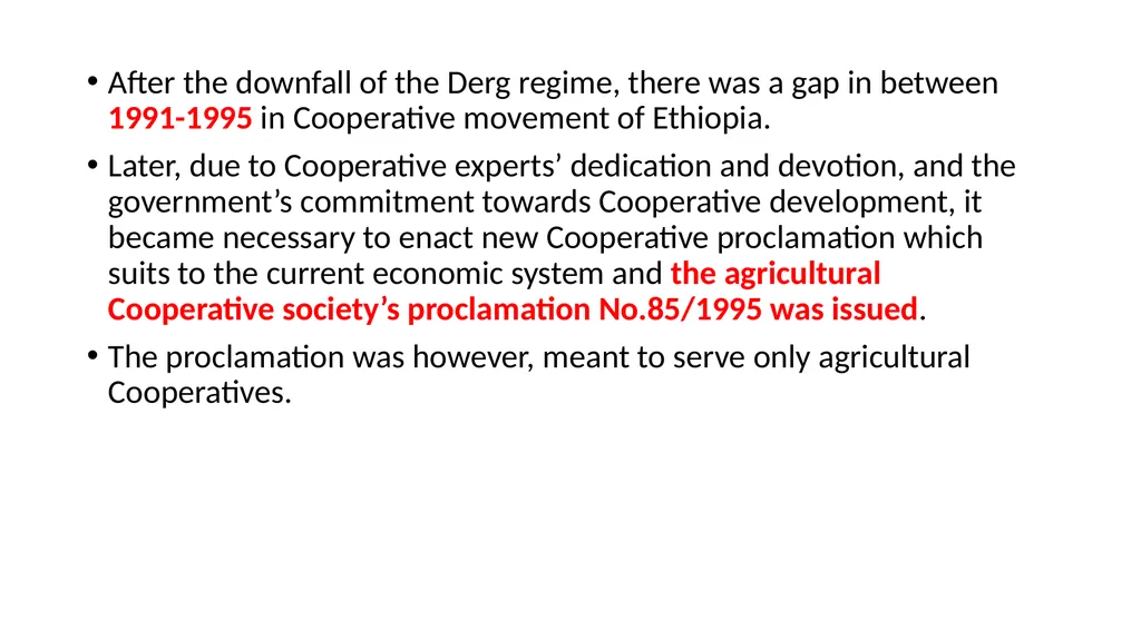 Cooperative and organization management Chapter - slide 20 of 38