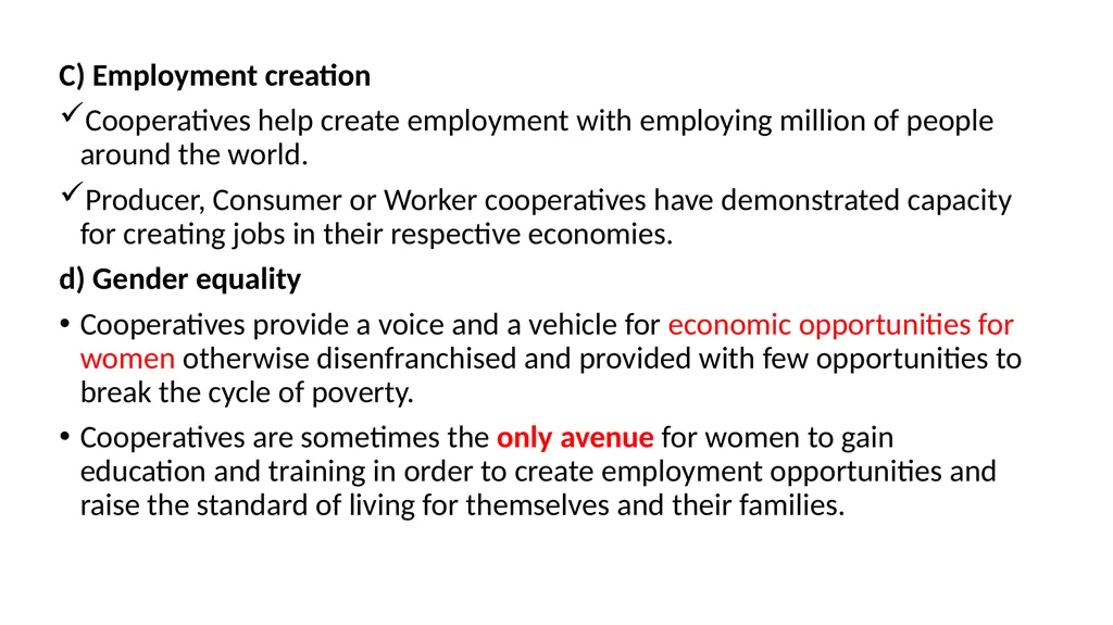 Cooperative and organization management Chapter - slide 6 of 38