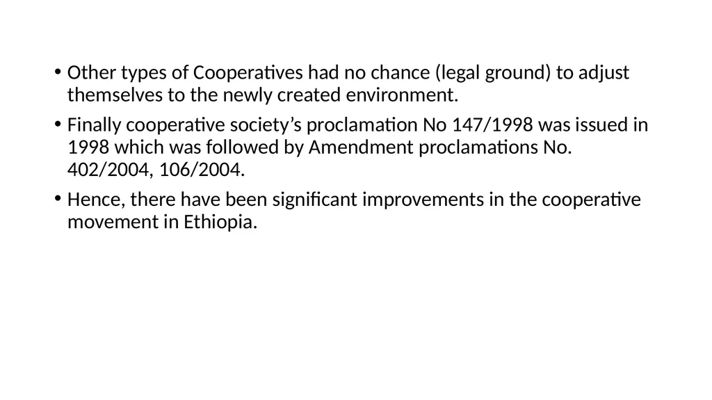 Cooperative and organization management Chapter - slide 21 of 38