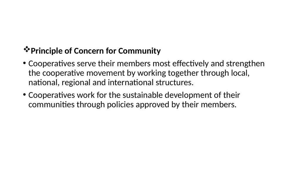 Cooperative and organization management Chapter - slide 32 of 38