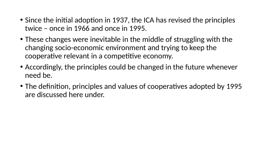Cooperative and organization management Chapter - slide 24 of 38