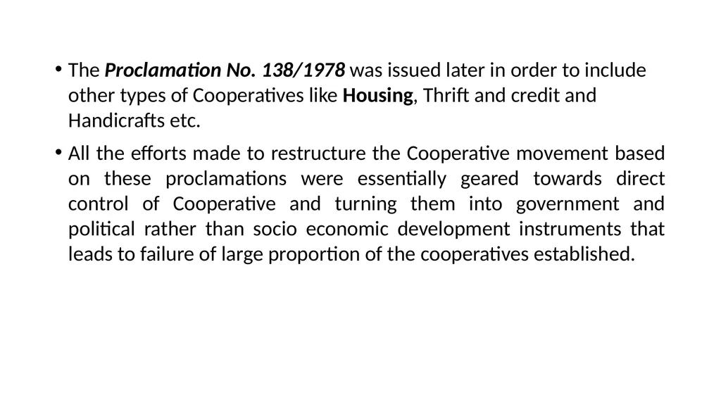 Cooperative and organization management Chapter - slide 19 of 38