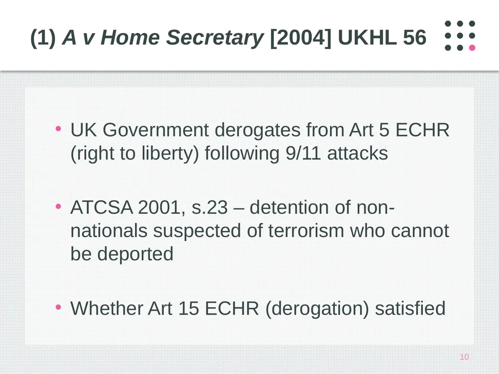 Public Law in the Supreme Court: Where Are We Now? - slide 10 of 40