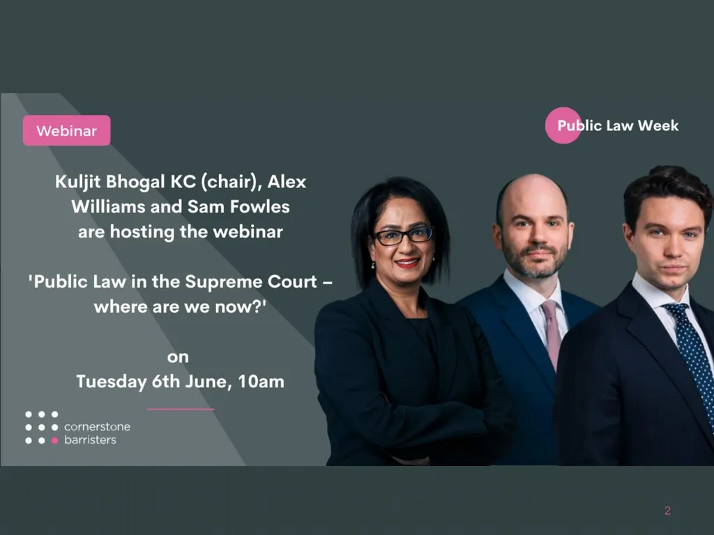 Public Law in the Supreme Court: Where Are We Now? - slide 2 of 40