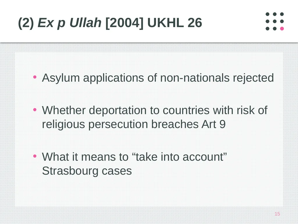 Public Law in the Supreme Court: Where Are We Now? - slide 15 of 40