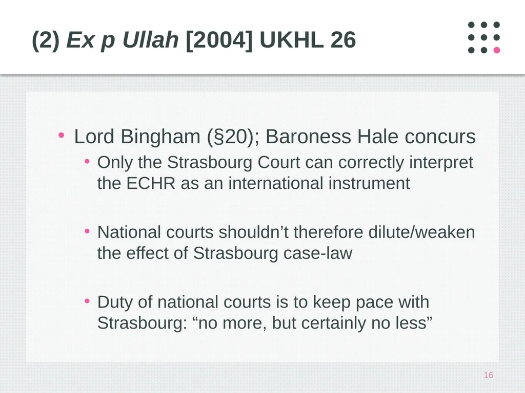 Public Law in the Supreme Court: Where Are We Now? - slide 16 of 40