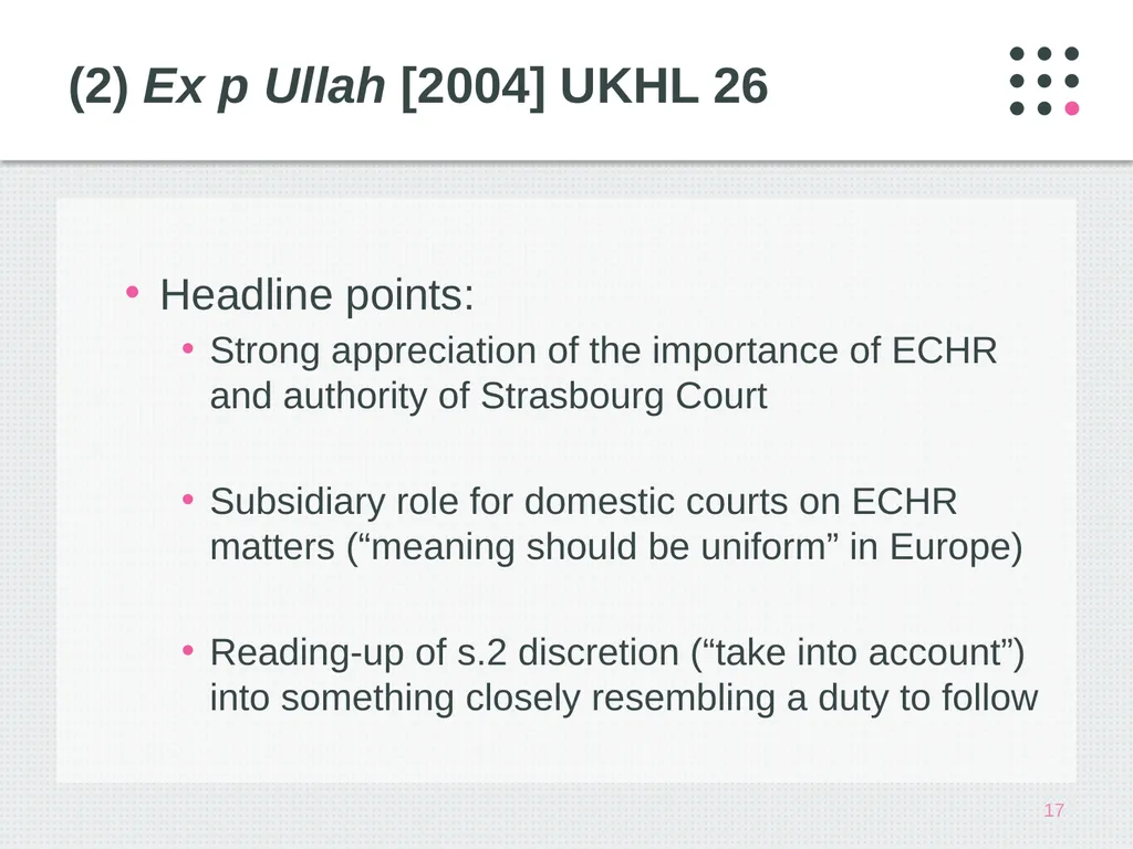 Public Law in the Supreme Court: Where Are We Now? - slide 17 of 40