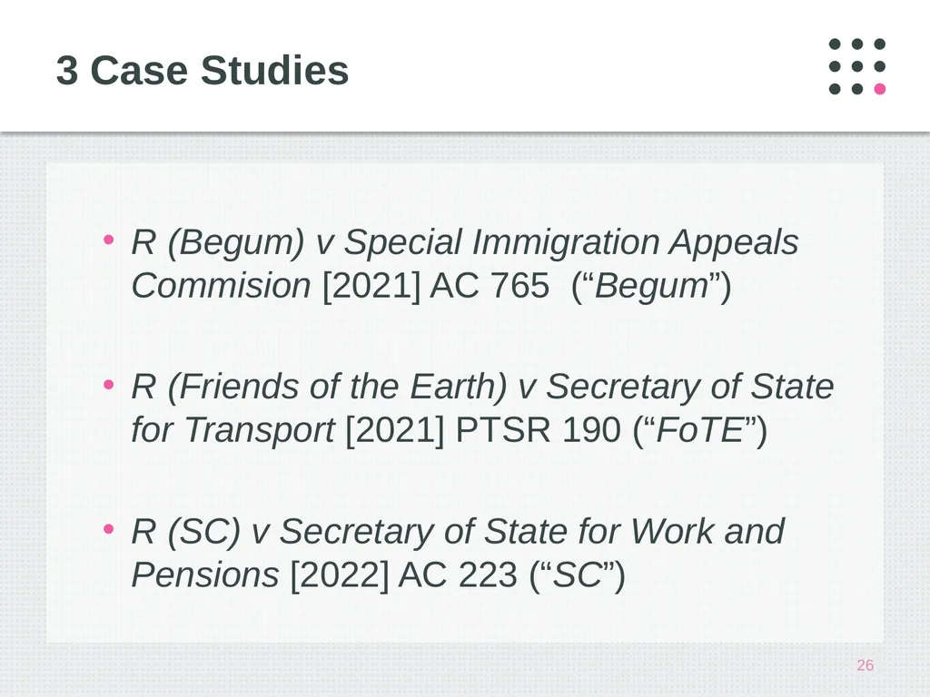 Public Law in the Supreme Court: Where Are We Now? - slide 26 of 40