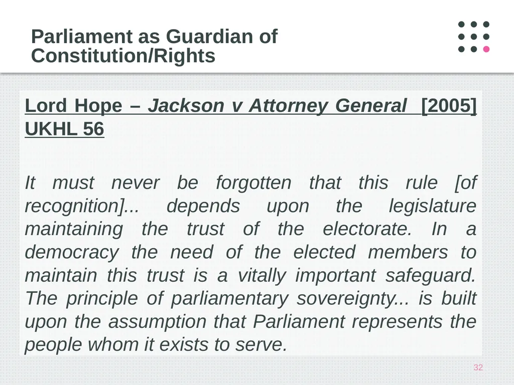 Public Law in the Supreme Court: Where Are We Now? - slide 32 of 40