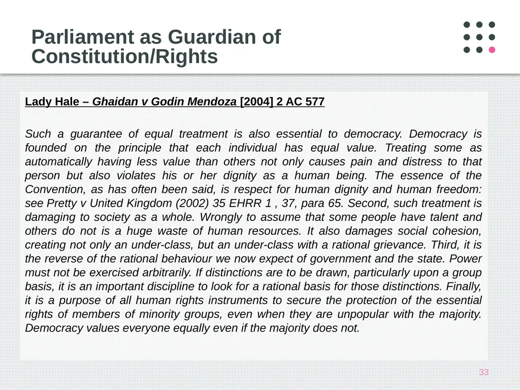Public Law in the Supreme Court: Where Are We Now? - slide 33 of 40