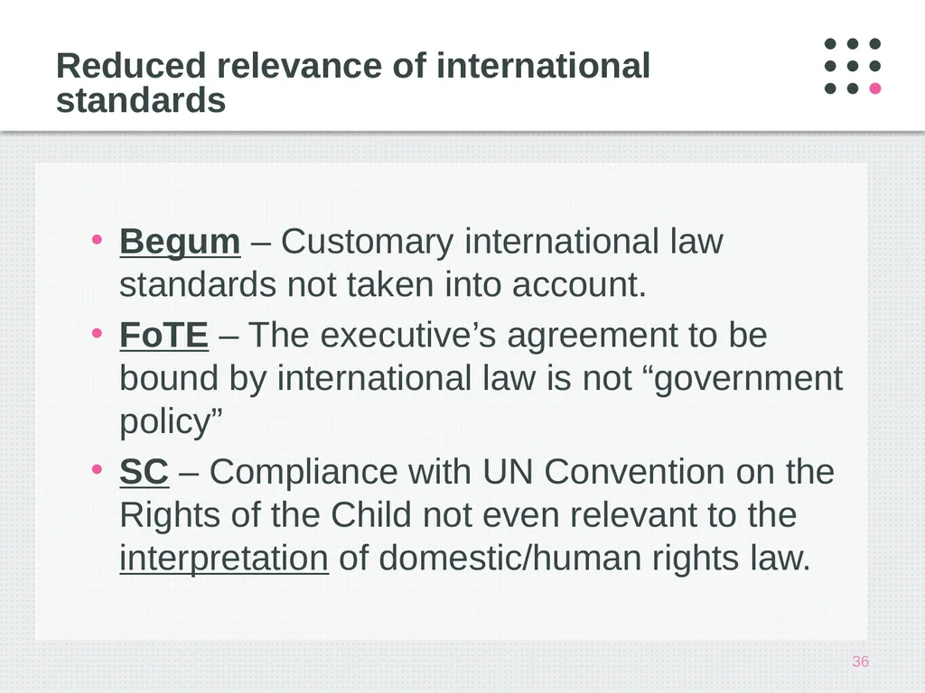 Public Law in the Supreme Court: Where Are We Now? - slide 36 of 40