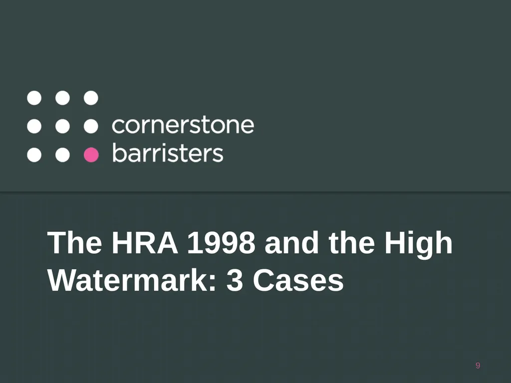 Public Law in the Supreme Court: Where Are We Now? - slide 9 of 40