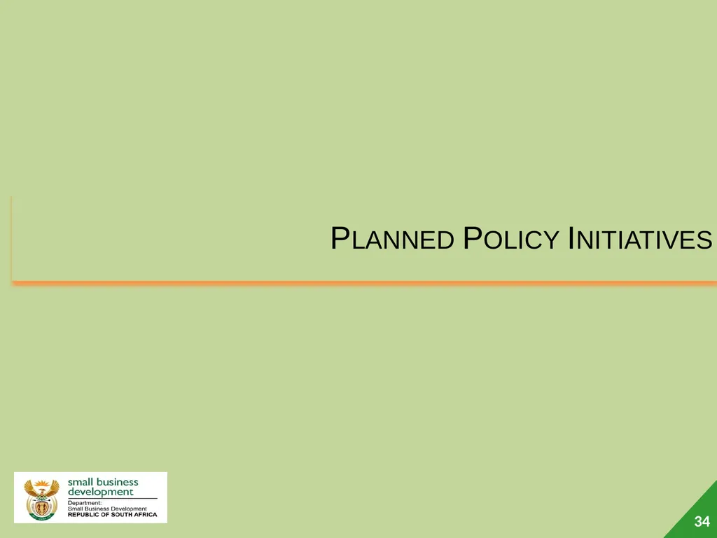 Department of Small Business Development (DSBD) - slide 34 of 77