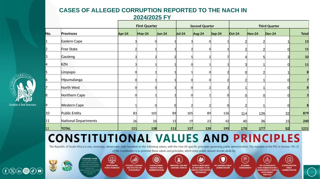 PRESENTATION TO THE PORTFOLIO COMMITTEE ON CASES - slide 5 of 27