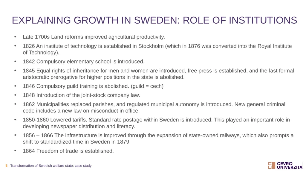 Transformationof swedish welfare state: case study - slide 5 of 19