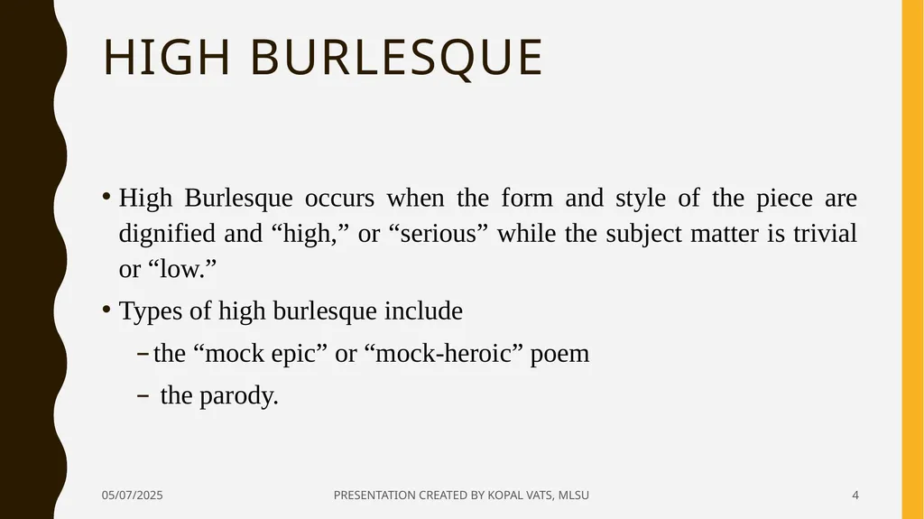 burlesque 12/22/2020 PRESENTATION CREATED BY KOPAL - slide 4 of 17