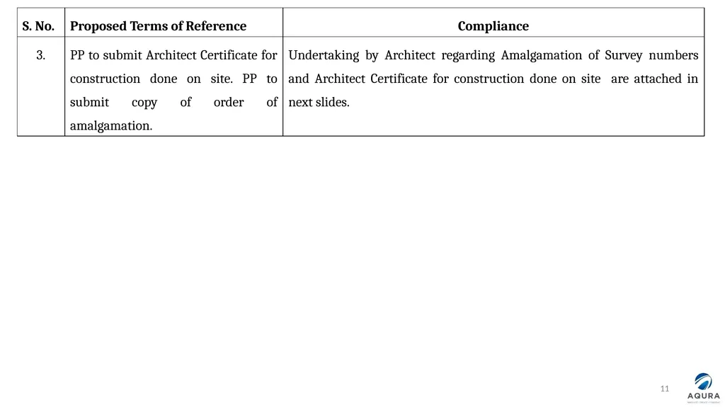 PRESENTATION FOR OBTAINING ENVIRONMENT CLEARANCE - slide 11 of 41